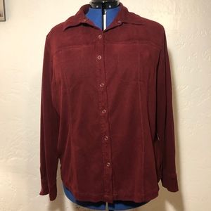 i. e. Relaxed Woman button down blouse, size 1X
